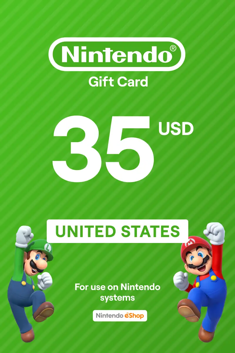 Nintendo eShop 35 USD Gift Card Digital Code