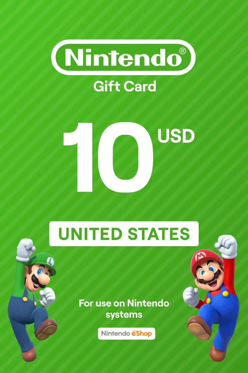 Nintendo eShop 10 USD Gift Card Digital Code