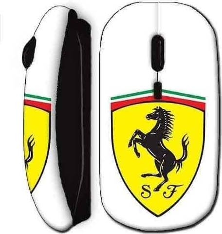 Maniacase Ferrari Logo Wireless Mouse