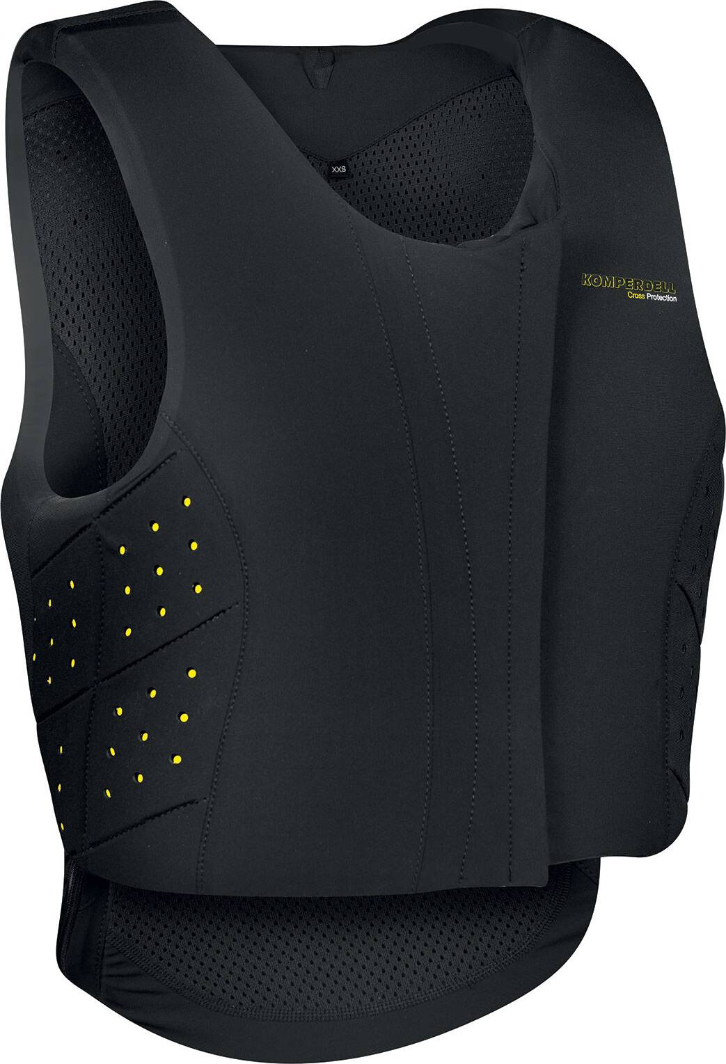 Child Riding Protection Vest Frontzip - Noir