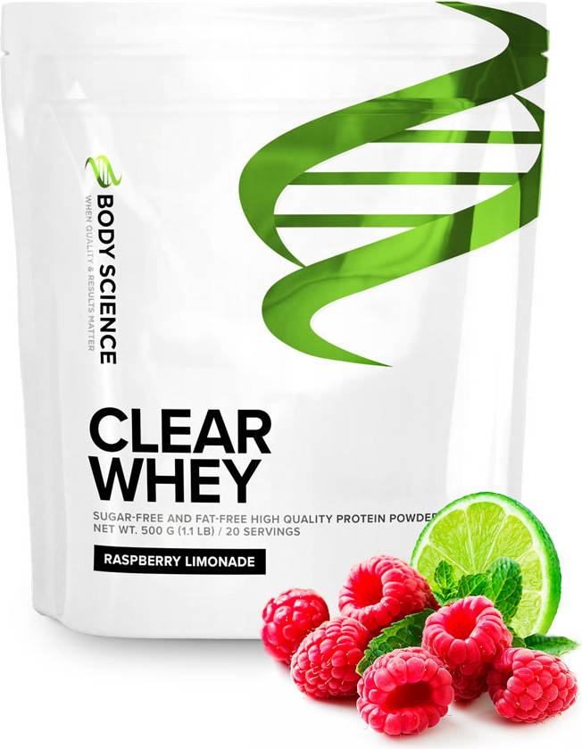 Clear whey protein powder Body Science 2 Clear Whey Raspberry Limonade- proteinpulver raspberry