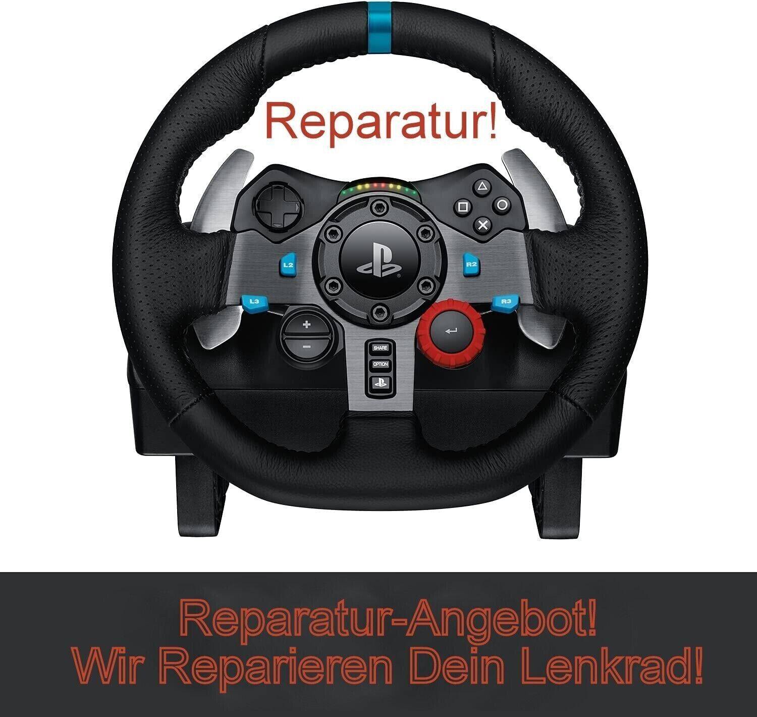 Logitech G29/G920/G27 Rennlenkrad Reparatur Service