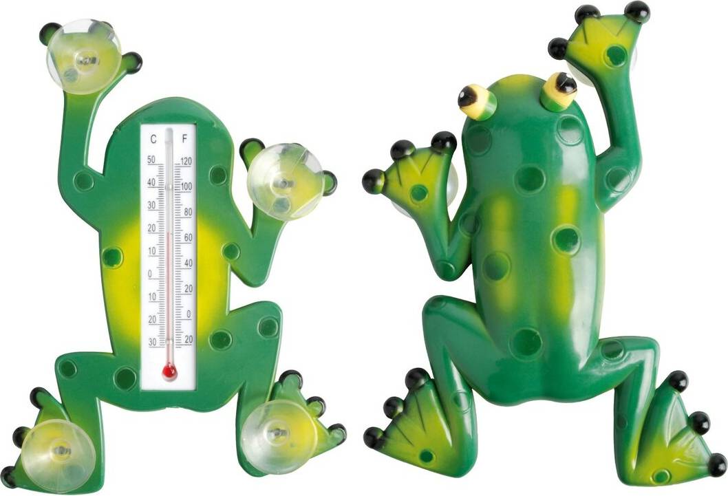 Symple Stuff Frog Window Thermometer
