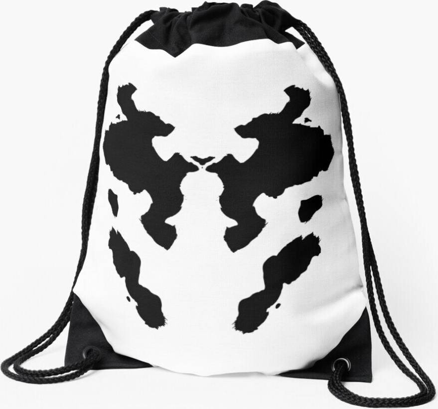 Watchmen Famgem Drawstring Bag Rorschach Watchmen Sport Gym Shoe Backpack