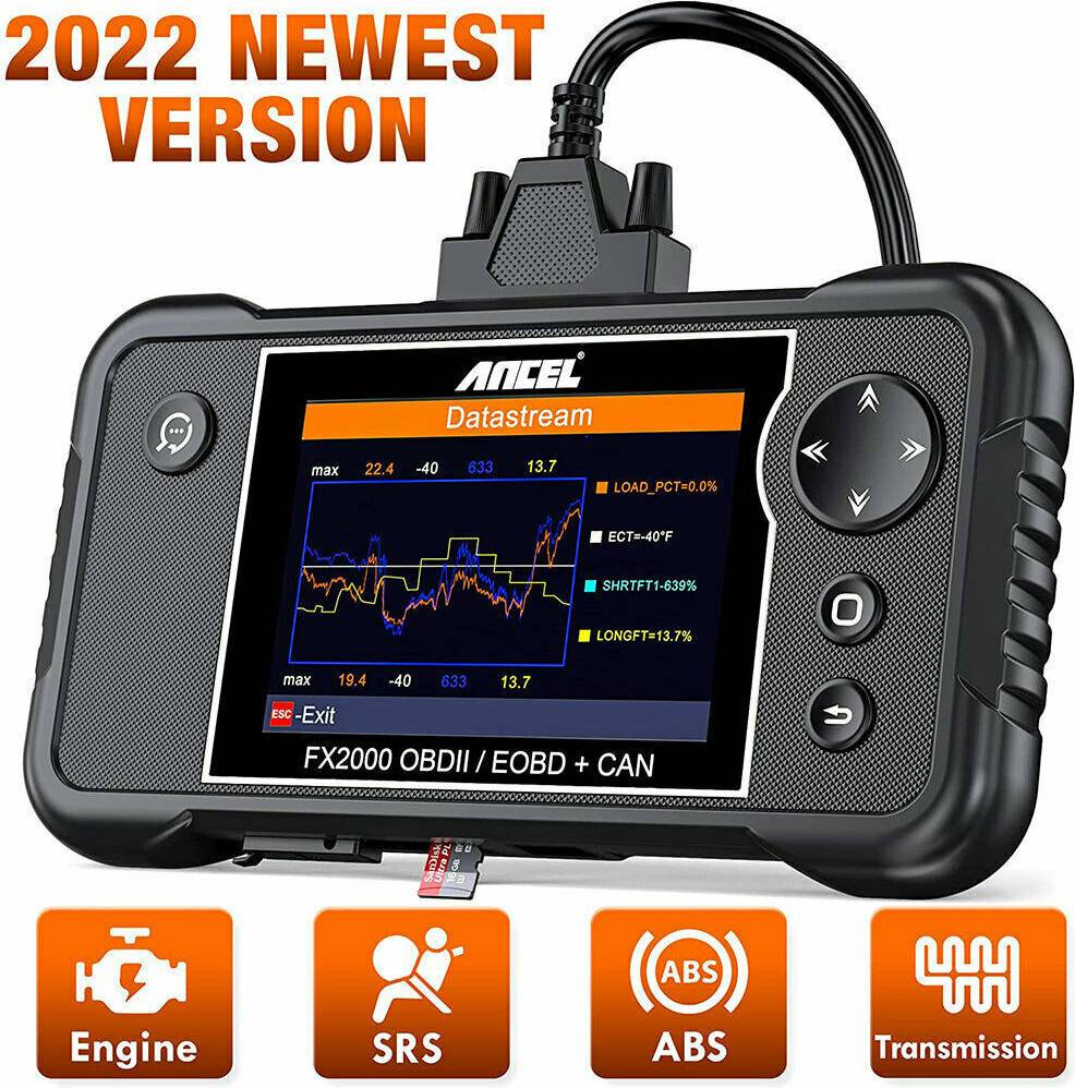 fx2000 abs srs obd2 scanner tool code