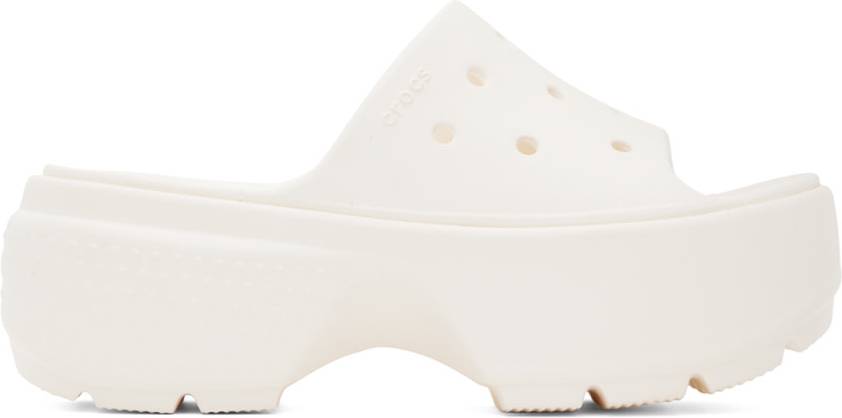 Crocs Stomp Slide - Chalk
