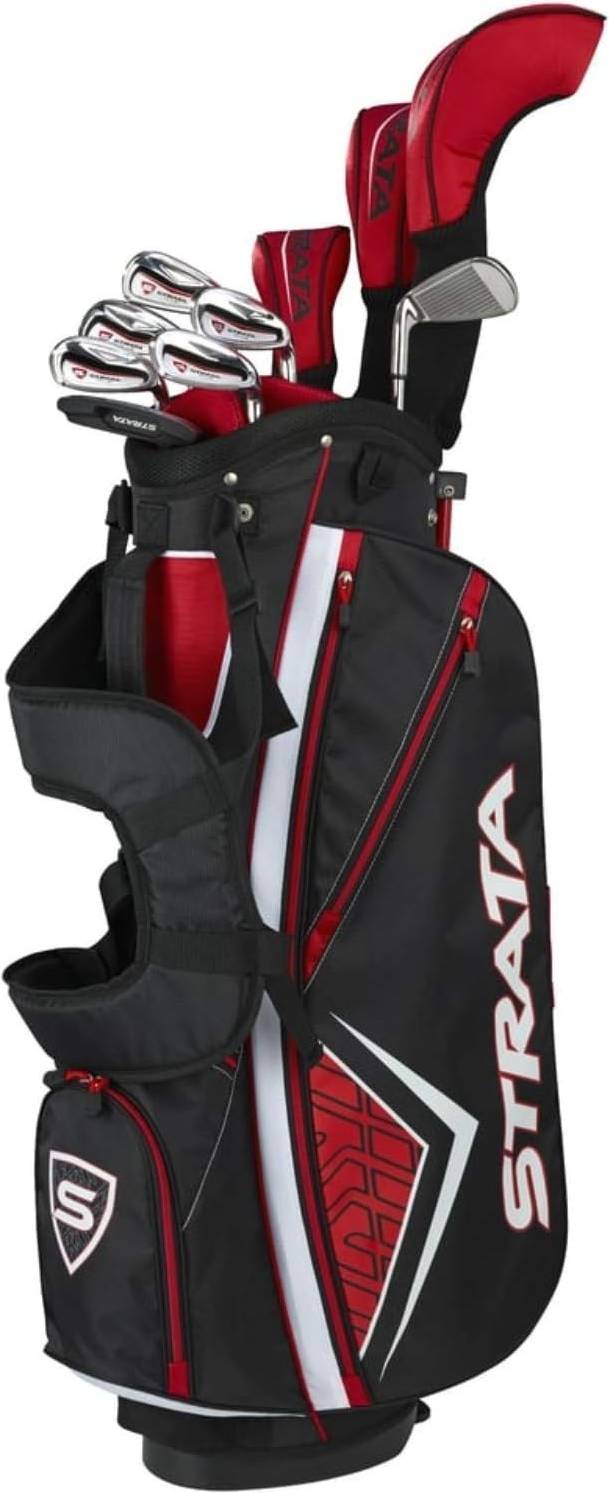 Golf clubs set Callaway Strata Plus Complete 14 Piece Golf Package Set Red