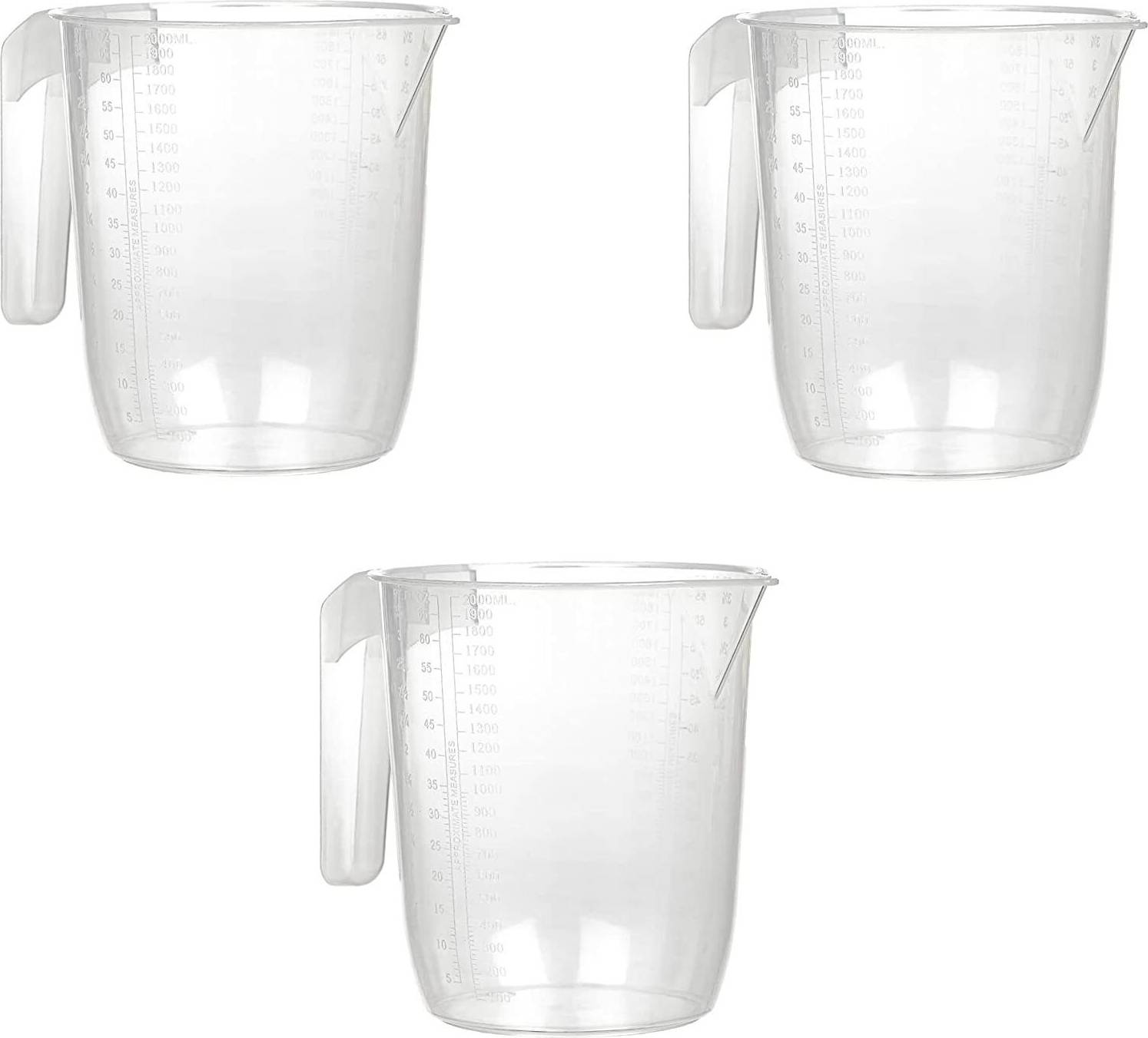 Large Measuring Cup 3pcs 2L