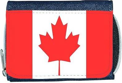 TeeTreeDesigns flag denim wallet