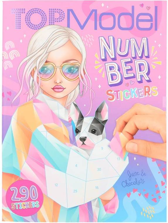 Depesche TOPModel Number Sticker Fantasy