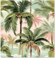Warren Reed Palm Trees Pattern Kitchen Splash Guard 90cm