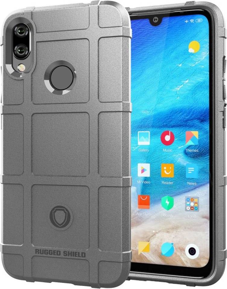 Xiaomi Rugged Shield Redmi Note 7 Redmi Note 7S Redmi Note 7 Pro skal SilverGrå