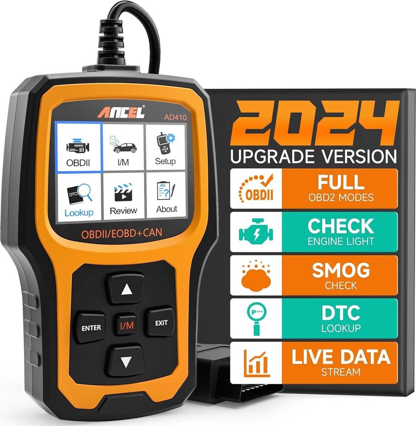 ad410 vehicle code reader obd2 engine