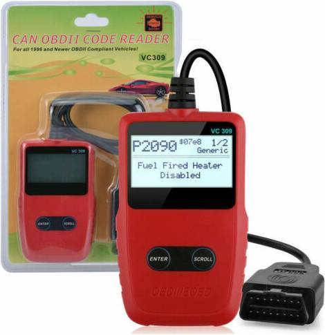 version obd2 scanner code reader check engine fault diagnostic tool