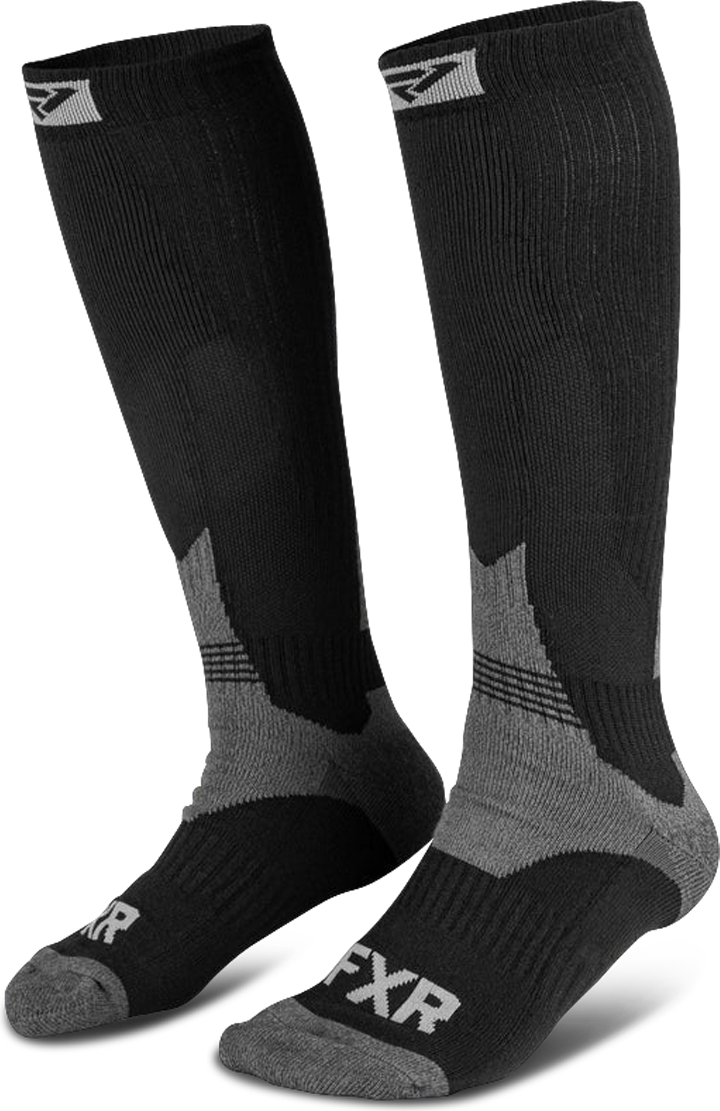 FXR Strømper Boost Performance, Sort/Char