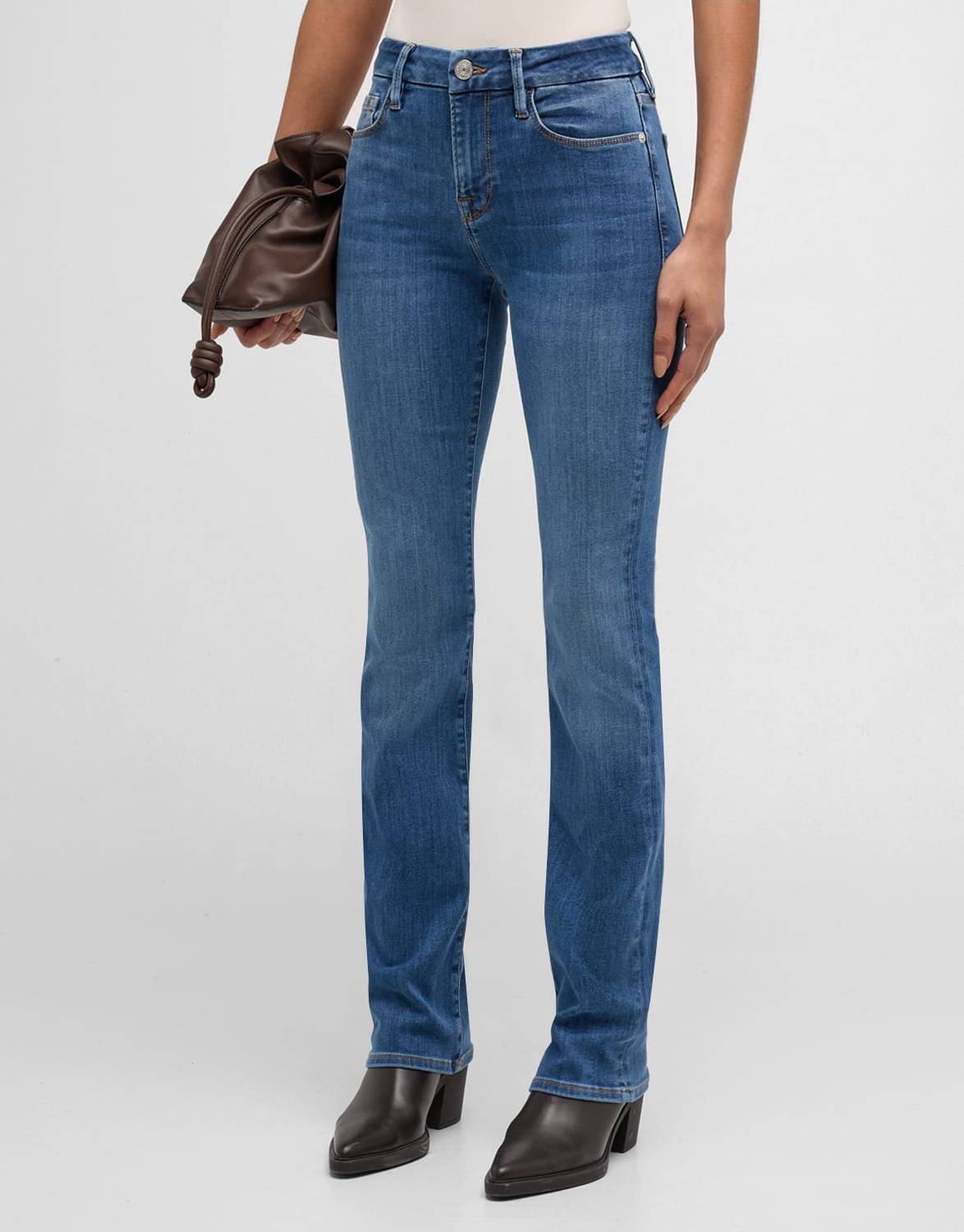 Frame Le Mini Boot Mid-Rise Jeans