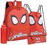 Marvel Backpack 5 Piece Set - Red