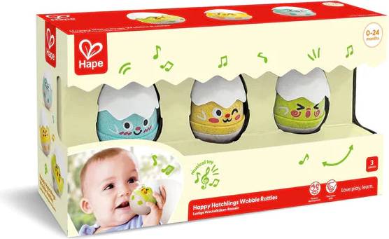 Hape Happy Hatchlings Wobble Rattle Set