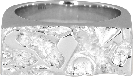 IX Studios Rustic Ring - Silver