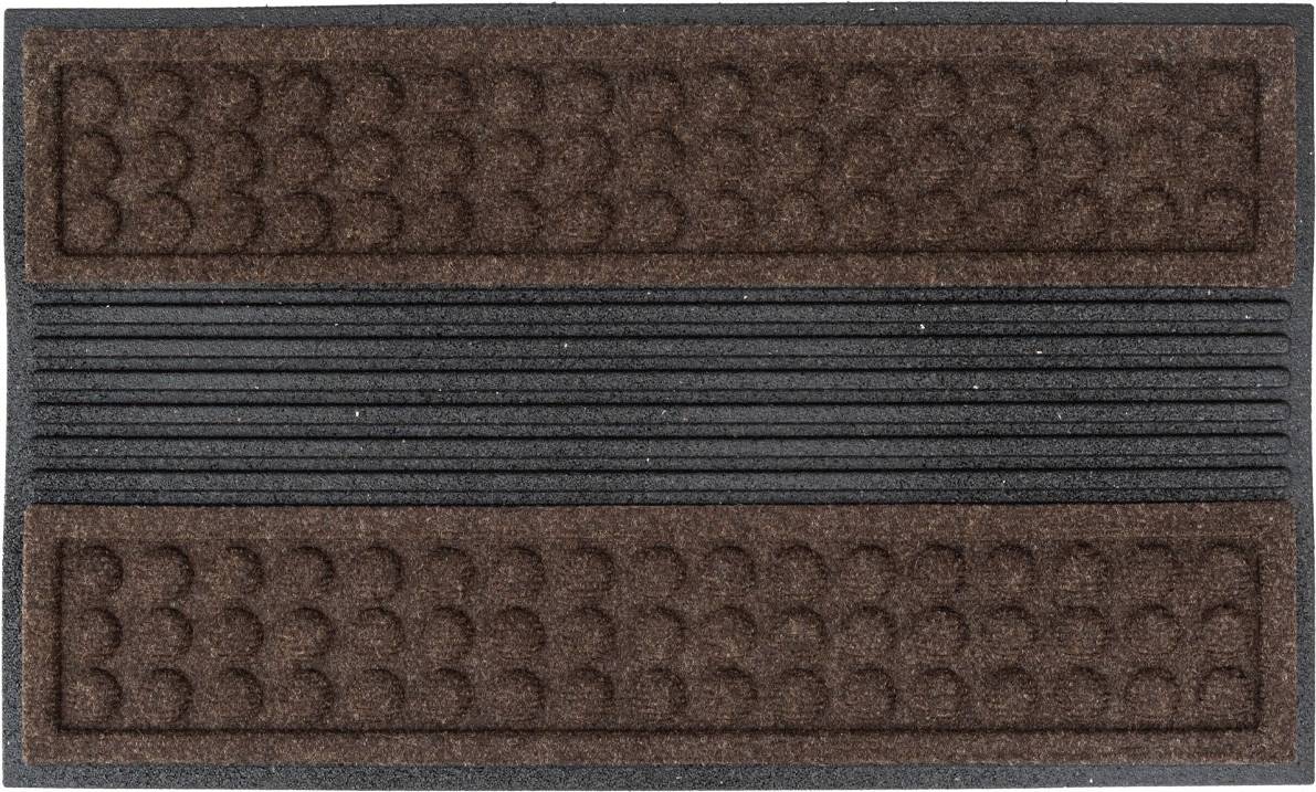 Clean Carpet Designmåtte Eco Raspador Brun