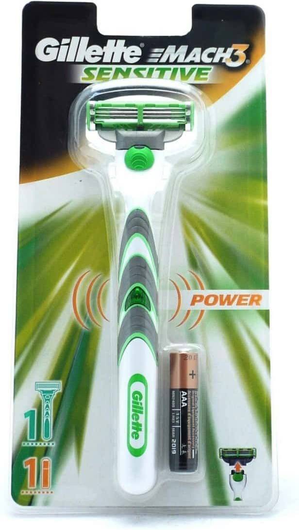 Gillette Mach3 Sensitive Power Razor