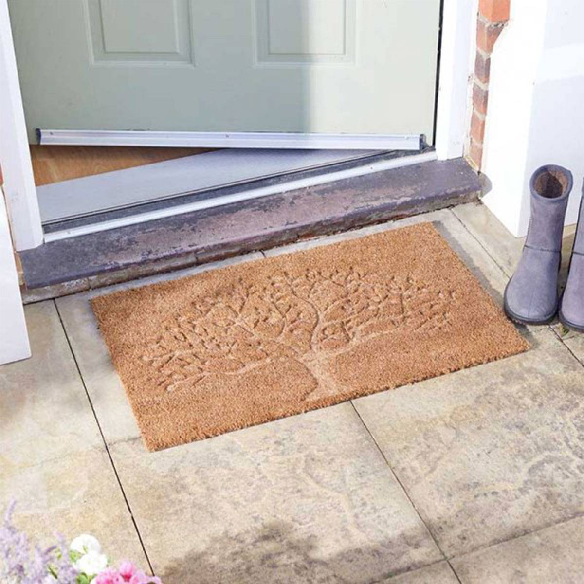 Smart Garden Outside In Tree Doormat Natural