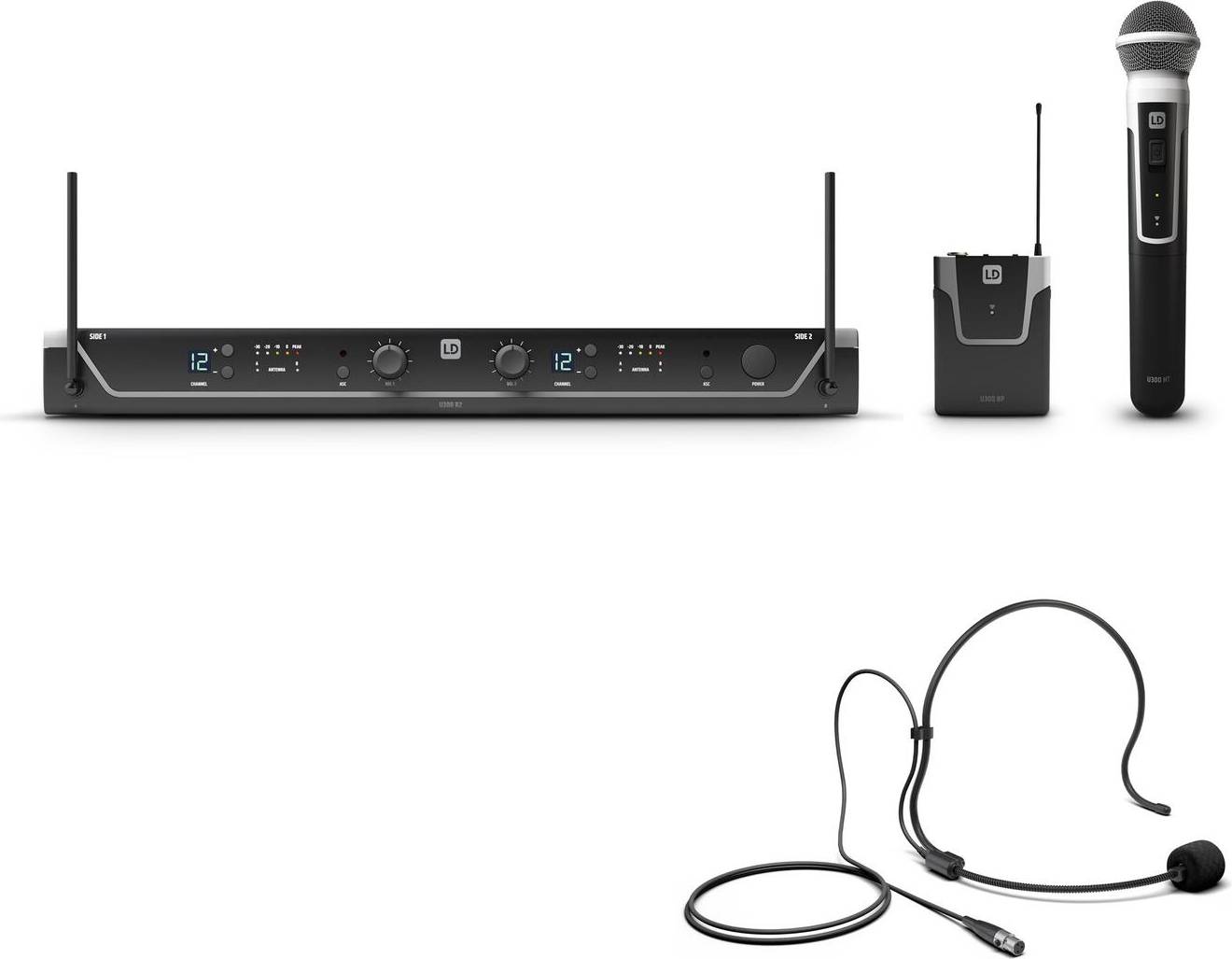 LD Systems U306HBH2 Wireless Microphone Headset System