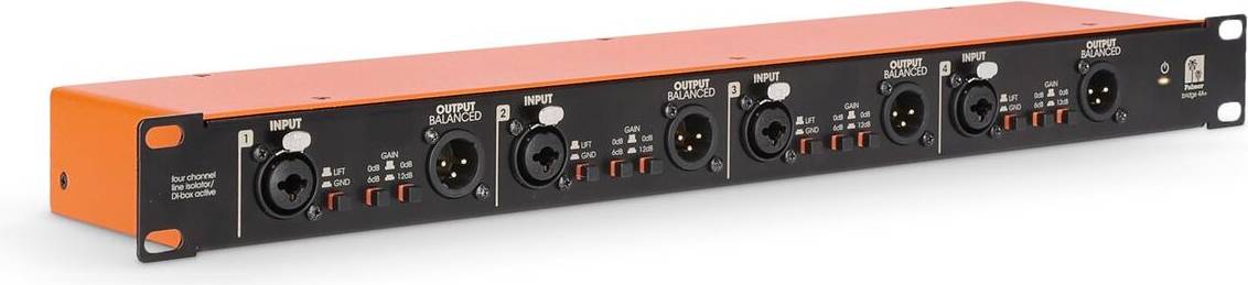 19 Inch 4 Channels Active DI Isolation Box