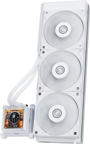 Lian Li HydroShift LCD 360S White All In One CPU Cooler