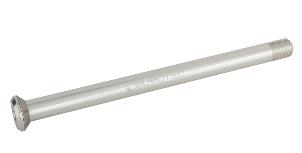 Burgtec Rear Axle 172mm Rhodium Silver