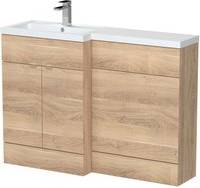 Combination toilet vanity unit Hudson Reed LH