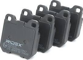 Ridex Brake Pad Set Rear Axle
