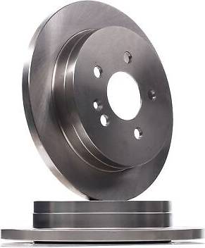 Ridex Brake Disc Rear Axle Uncoated Untreated