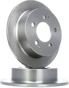 Ridex Brake Disc Rear Axle Uncoated Untreated