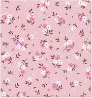 Warren Reed Pretty Pink Flower Pattern Kitchen Splash Guard