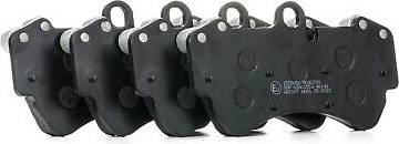 Ridex Brake Pad Set Front Axle