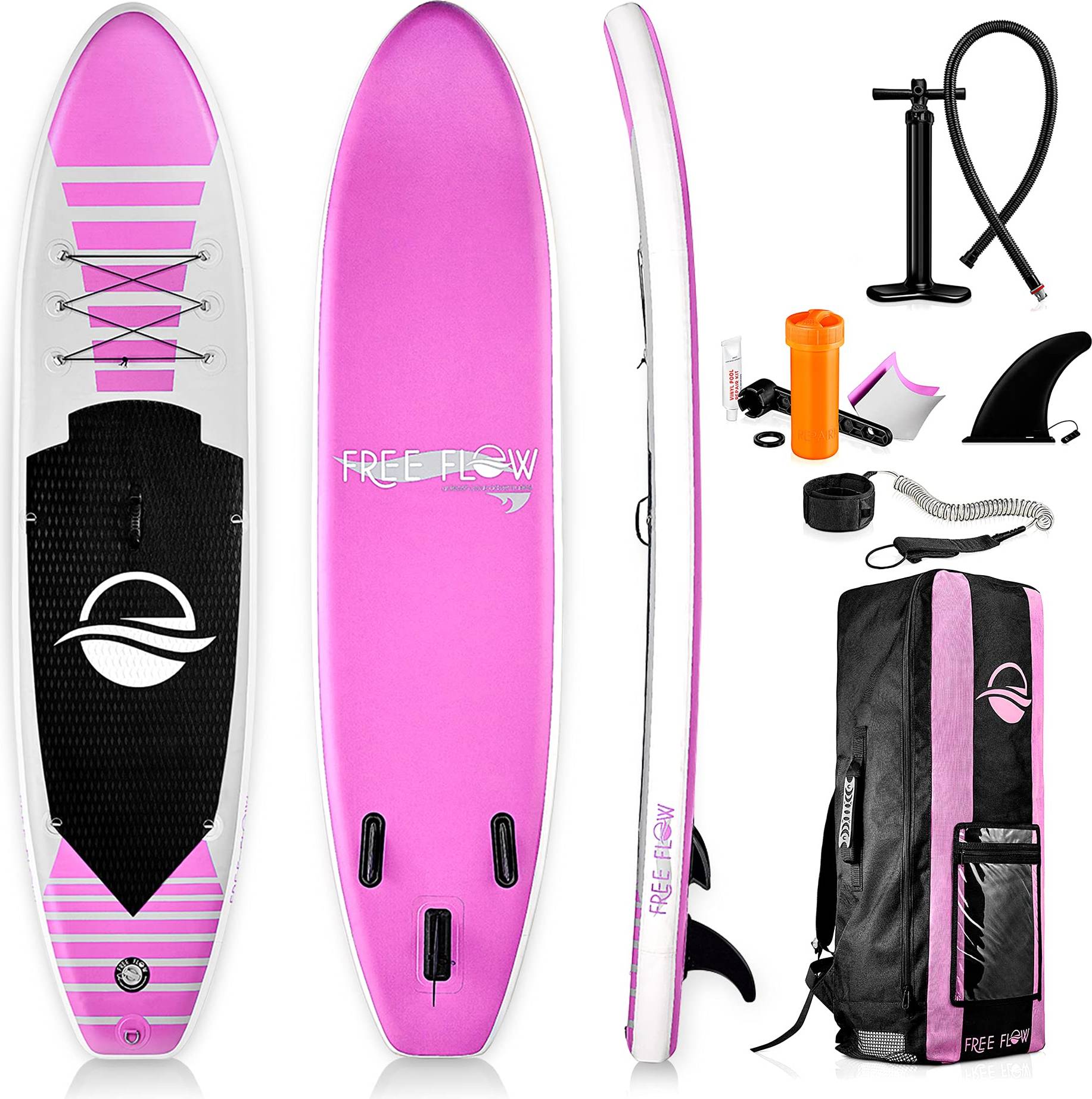Paddle board SereneLife Inflatable Stand Up Paddle Board Kit