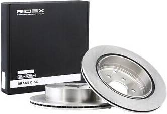 Ridex 82B0515 Brake Disc Rear Axle Vented Cast Iron