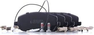 Ridex Brake Pad Set Front Axle with Integrated Wear Sensor