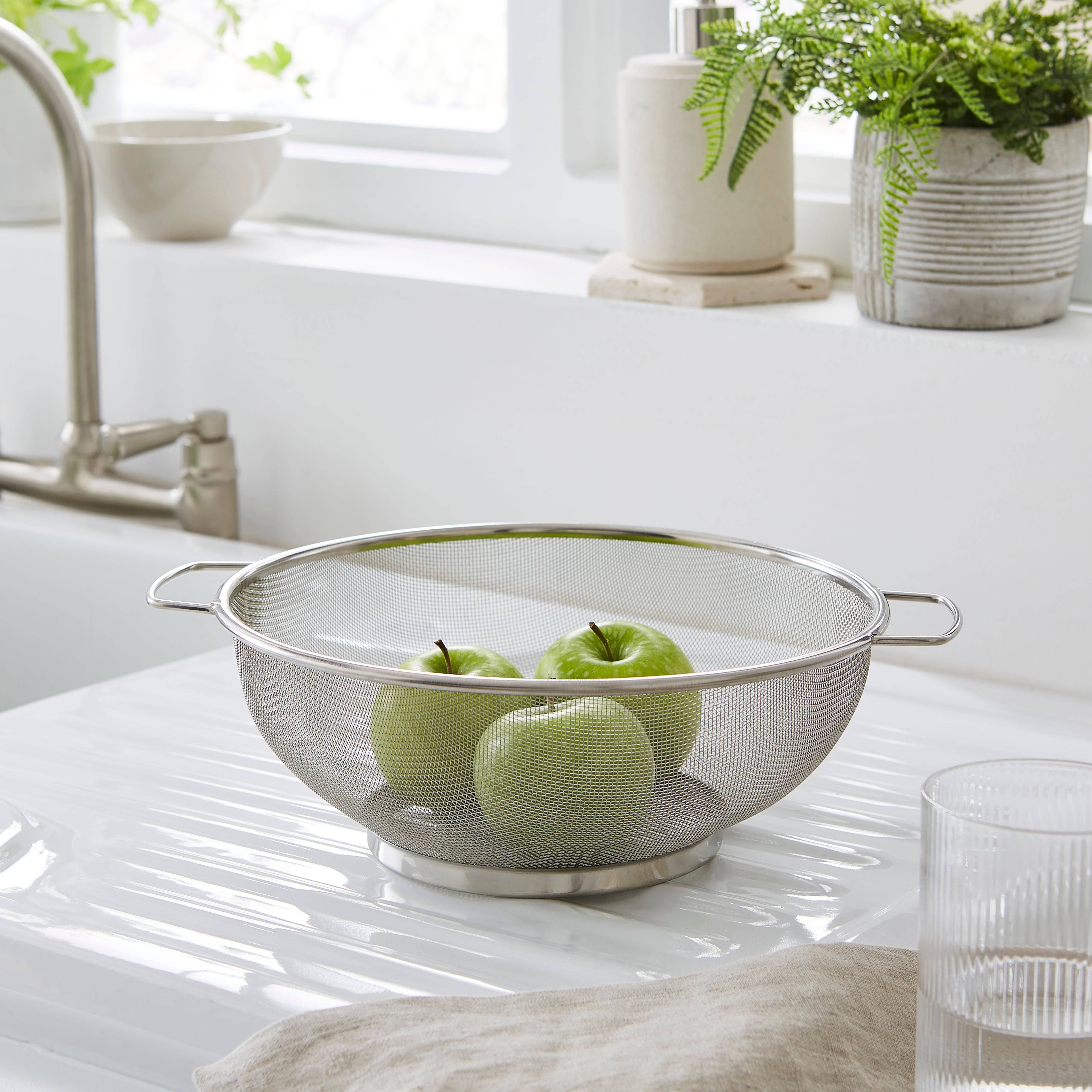 Dunelm Essentials Silver Colander