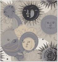 Warren Reed Abstract Moon Sun Kitchen Splash Guard