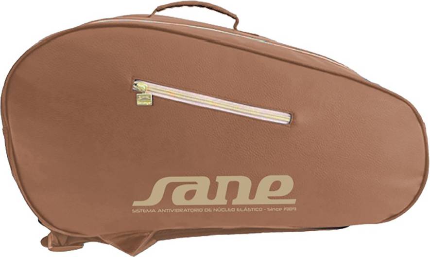 Sane Padel Pro Leather Padel Racket Bag Brown
