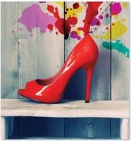 Warren Reed Retro Red Kitchen Splash Guard