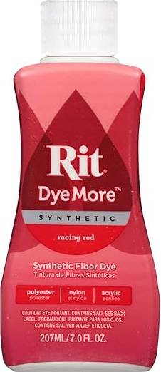 Rit DyeMore Synthetic Fiber Dye Racing Red 207ml