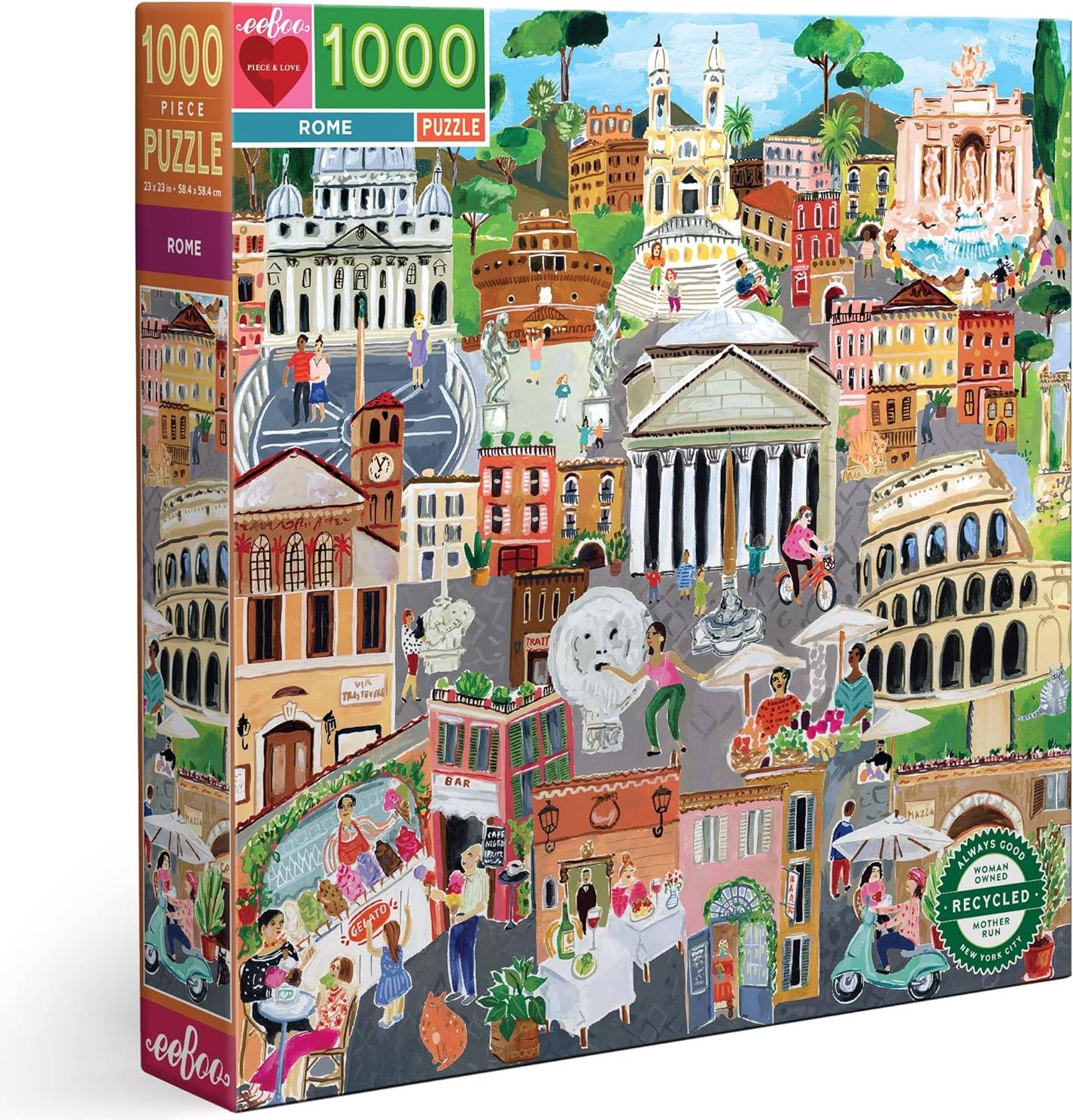 Eeboo Rome 1000 Pieces