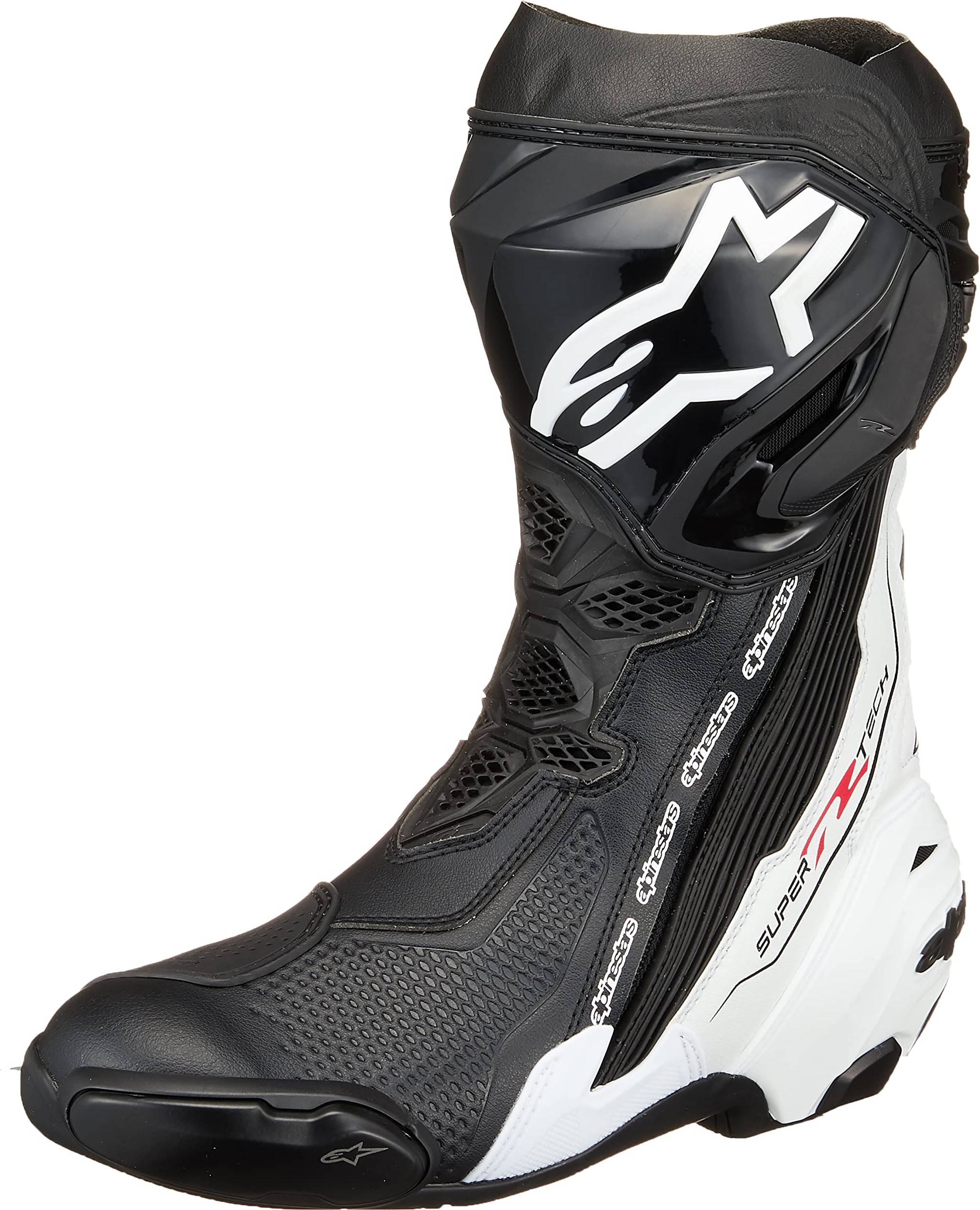 Alpinestars supertech r Alpinestars MC-Støvler Supertech R - Sort/Hvid