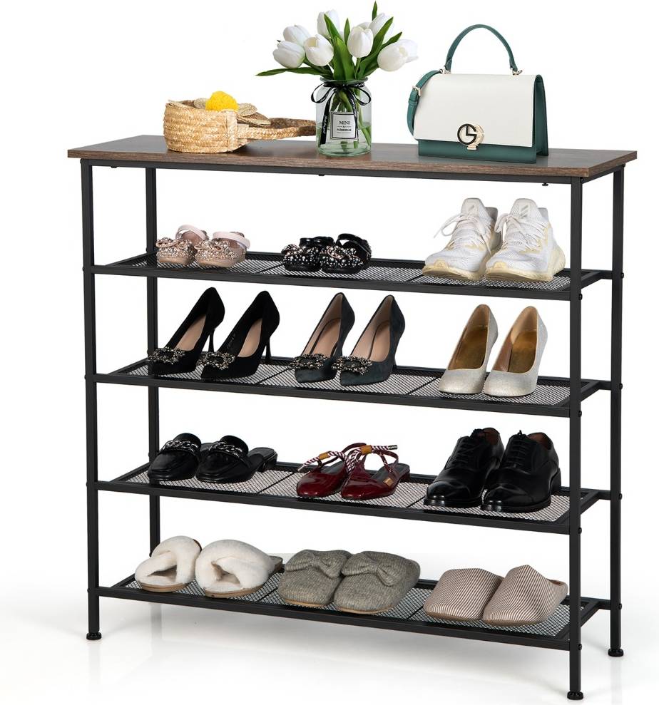 Costway 5-Tier Shoe Rack