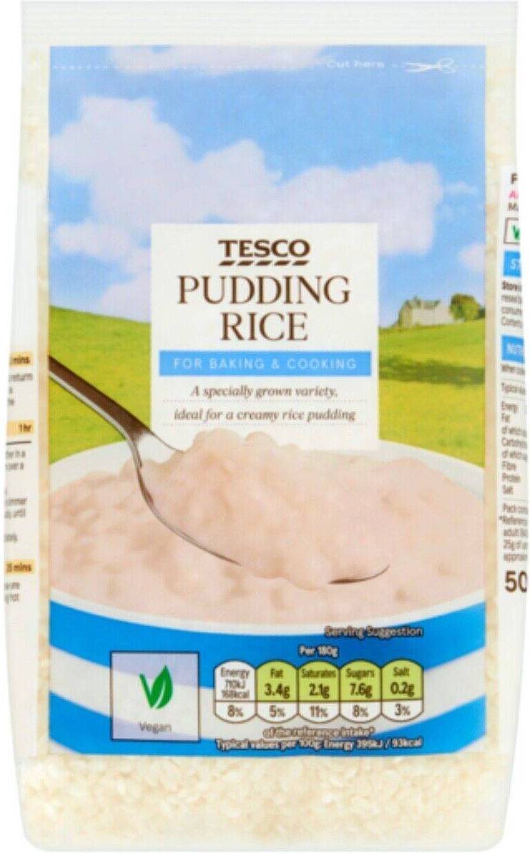 Tesco Pudding Rice 500g