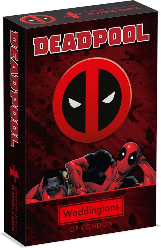 Winning Moves Deadpool Waddingtons Number 1 Playing Cards