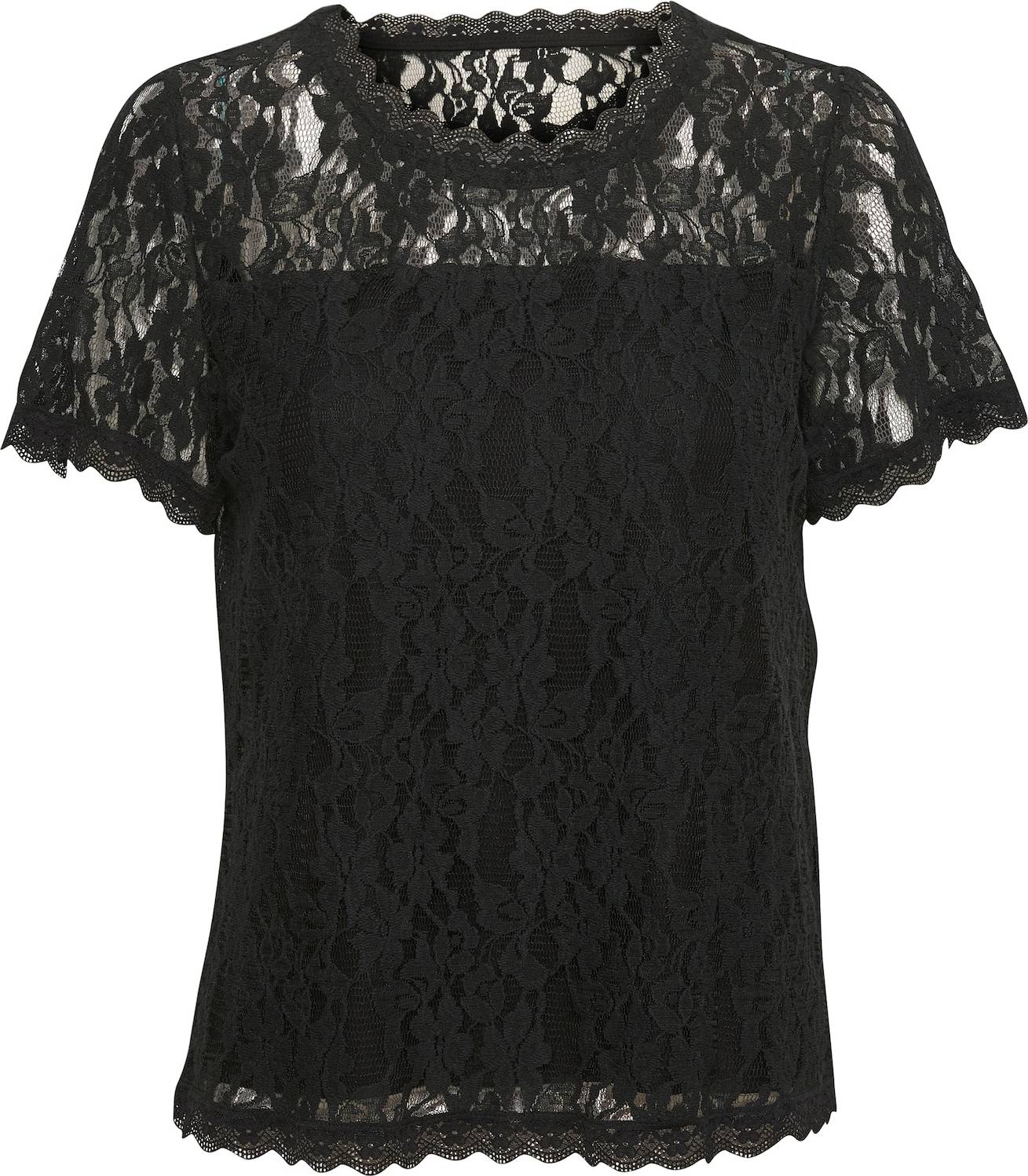Cream Bluse 'Kit' sort sort